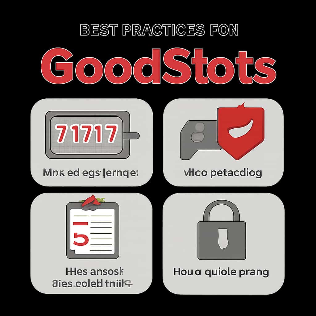 An educational diagram on best practices for GoodSlots.