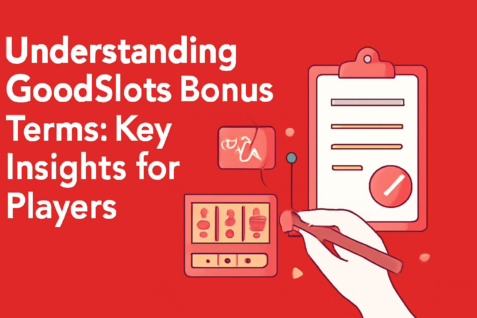 Informational scene about GoodSlots security with the text GoodSlots displayed.