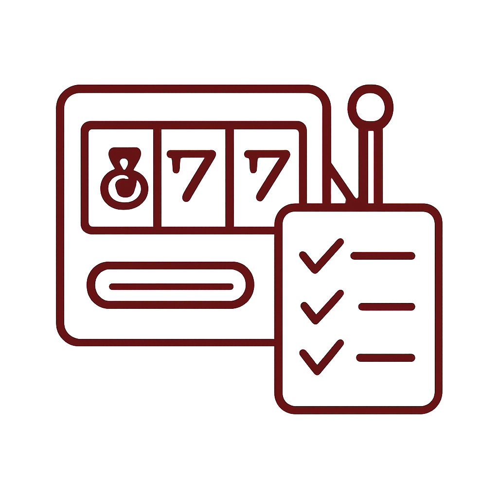 Minimal badge representing GoodSlots security guidance.