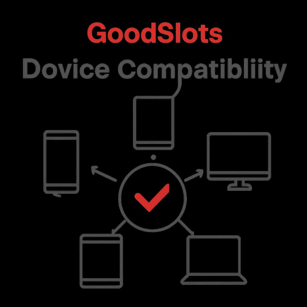 Diagram illustrating GoodSlots Device Compatibility.
