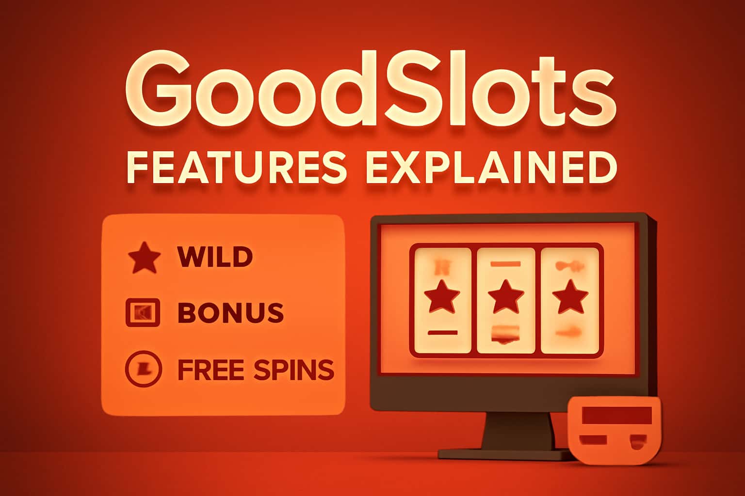 A high-quality, informative representation of GoodSlots features in a professional setting.