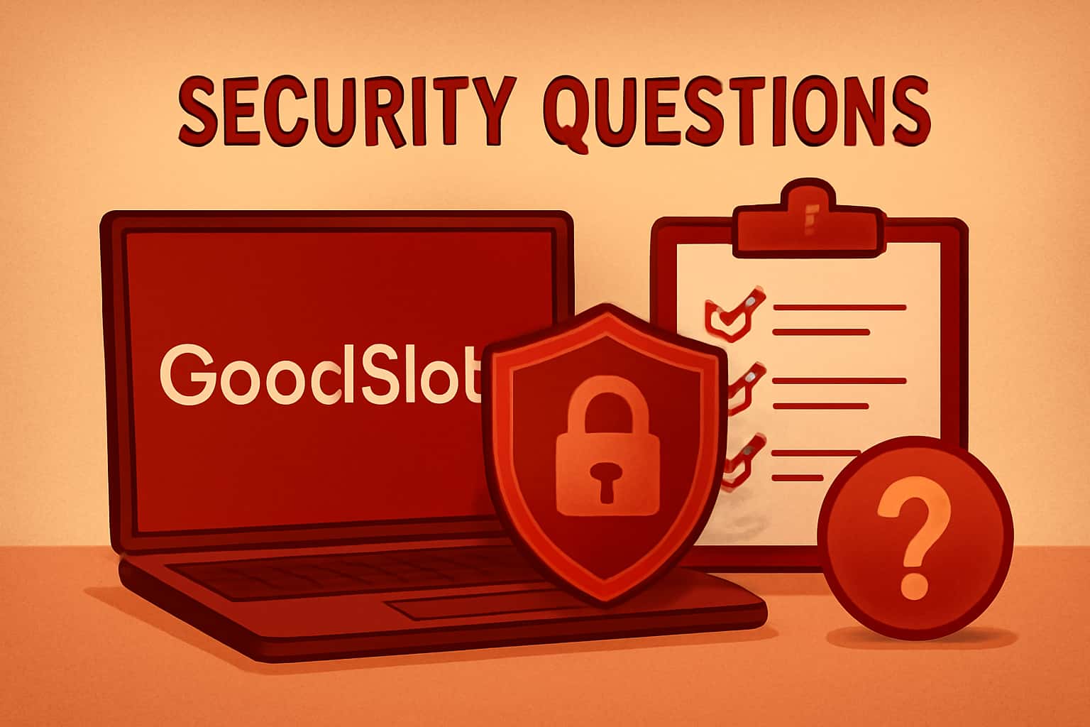 A visual representation of security questions related to GoodSlots.