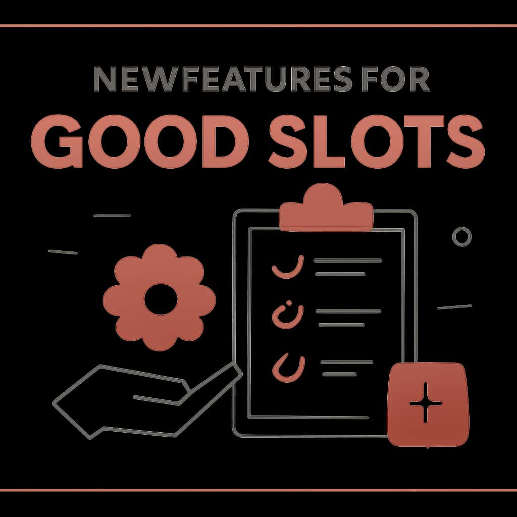 An educational diagram illustrating the new features of GoodSlots.